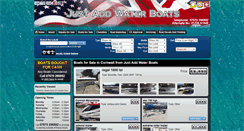 Desktop Screenshot of justaddwaterboats.co.uk