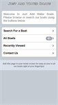 Mobile Screenshot of justaddwaterboats.co.uk